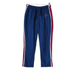 Buffalo Bills Track Pants Lightweight NFL Team Apparel Blue Medium NWT NEW